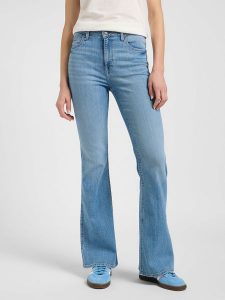 DAMSKIE SPODNIE LEE BREESE LIGHT ATTITUDE 112363803. Jeansy Lee, bez wzorów, z jeansu. Za 209,99 zł.