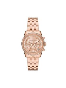 Michael Kors Zegarek Ritz Ladies Chronograph MK7531 Różowy. Czerwone, analogowe zegarki Michael Kors. Za 919,99 zł.
