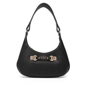 Torebka Guess. Czarne torebki klasyczne Guess, z aplikacjami, bez dodatków. Za 399,99 zł.