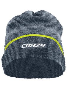 Crazy Czapka beanie "Link" w kolorze antracytowym rozmiar: onesize. Czarne czapki Crazy, bez wzorów, z materiału. Za 109,78 zł.