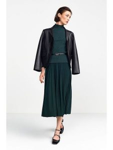 Rich & Royal Spódnica w kolorze zielonym rozmiar: 34. Zielone spódnice Rich & Royal, bez wzorów, maxi. Za 187,99 zł.