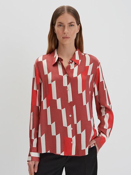 Someday Koszula "Zinnova" w kolorze czerwono-białym rozmiar: 38. Białe koszule someday., bez wzorów, z wiskozy, bez kołnierzyka, bez ramiączek. Za 183,15 zł.