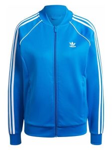 Adidas Bluza w kolorze niebieskim rozmiar: M. Niebieskie bluzy ADIDAS, m, bez wzorów, bez kaptura. Za 158,47 zł.