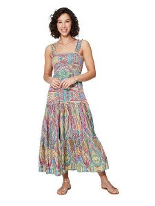 Ipanima Sukienka ze wzorem rozmiar: 34/36. Sukienki Ipanima, na co dzień, bez wzorów, bez kołnierzyka, bez ramiączek, maxi, proste. Za 78,99 zł.