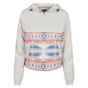 Kurtka damska Urban Classics extended shoulder. Białe kurtki Urban Classics, bez wzorów, bez kaptura. Za 214,00 zł.