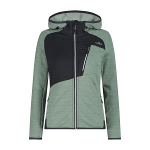 Bluza damska turystyczna CMP 34E2836. Zielone bluzy CMP, xs, bez wzorów, bez kaptura. Za 382,50 zł.