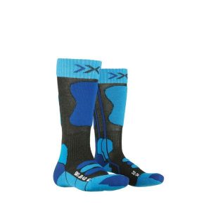 Skarpety X-SOCKS SKI JR 4.0. Czarne skarpetki X-Socks, bez wzorów. W wyprzedaży za 70,00 zł.