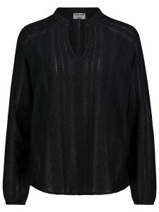 Sublevel Bluzka w kolorze czarnym rozmiar: M. Czarne bluzki Sublevel, m, bez wzorów, bez kołnierzyka, bez ramiączek. Za 91,77 zł.