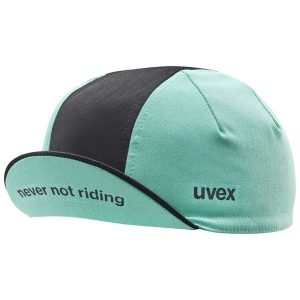 Czapka pod kask Uvex cycling cap. Niebieskie czapki UVEX, bez wzorów, sportowe. Za 84,77 zł.