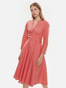 MAX&Co. Sukienka codzienna Disco 2416221154200 Pomarańczowy Regular Fit. Brązowe kombinezony MAX&Co., na co dzień, bez wzorów, z bawełny, bez kołnierzyka, bez ramiączek, proste. Za 579,00 zł.