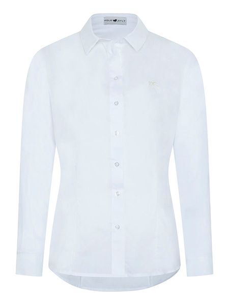 Polo Sylt Koszula - Slim Fit - w kolorze białym rozmiar: XXL. Białe koszule Polo Sylt, xxl, bez wzorów, z bawełny, bez kołnierzyka, bez ramiączek. Za 78,28 zł.