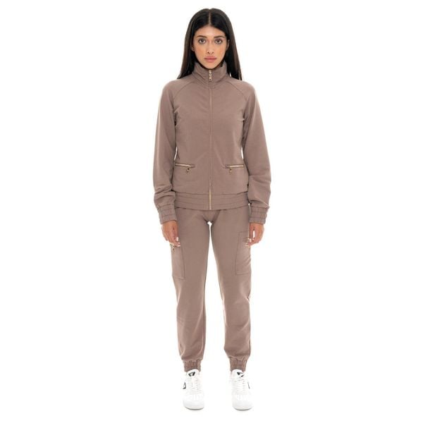 Kombinezon zimowy Damen, Stehkragen, Reißverschluss Leone 1947 Cargohose. Brązowe kombinezony LEONE 1947 APPAREL, na zimę, bez wzorów, z bawełny, sportowe, bez kołnierzyka, bez ramiączek. W wyprzedaży za 217,40 zł.