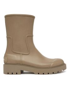Calvin Klein Jeans Kalosze Mid Rainboot Rubber YW0YW02004 Brązowy. Brązowe kalosze Calvin Klein Jeans, bez wzorów, z jeansu. Za 489,99 zł.