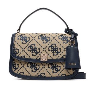 Torebka Guess. Czarne listonoszki Guess, z aplikacjami, bez dodatków. Za 584,99 zł.