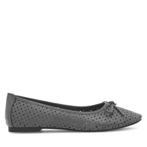 Baleriny Clara Barson. Niebieskie balerinki Clara Barson, bez wzorów, bez obcasa, bez zapięcia. Za 69,99 zł.