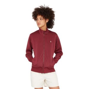Bluza sportowa damska Volcom Dropped. Brązowe bluzy Volcom, s, bez wzorów, z poliesteru, bez kaptura. Za 197,00 zł.