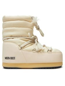 Moon Boot Śniegowce Evx Light Nylon 80D1470010 Beżowy. Brązowe buty zimowe Moon Boot, z nylonu, bez obcasa, bez zapięcia. Za 535,00 zł.