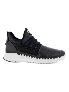 Ecco Skórzane sneakersy w kolorze czarnym rozmiar: 39. Czarne trampki ecco, bez wzorów, bez zapięcia. Za 383,95 zł.