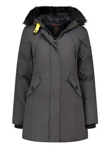 Geographical Norway Parka w kolorze antracytowym rozmiar: M. Czarne płaszcze Geographical Norway, m, bez wzorów, bez kaptura. Za 305,29 zł.