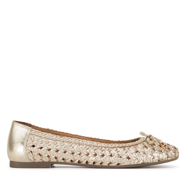 Baleriny Lasocki. Żółte balerinki Lasocki, bez wzorów, bez obcasa, bez zapięcia. Za 199,99 zł.