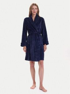 LAUREN RALPH LAUREN Szlafrok ILN42455F Granatowy. Niebieskie szlafroki Lauren Ralph Lauren, l, bez wzorów, z syntetyku, bez kaptura. Za 369,99 zł.