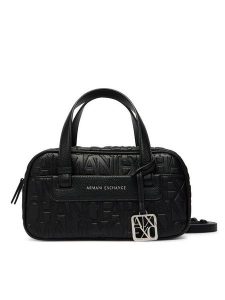 Armani Exchange Torebka XW002984 AF15774 UC001 Czarny. Czarne kuferki Armani Exchange, bez wzorów, ze skóry, bez dodatków. Za 614,99 zł.