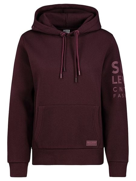 Sublevel Bluza "Mia" w kolorze bordowym rozmiar: XL. Czerwone bluzy Sublevel, xl, bez wzorów, z kapturem. Za 129,95 zł.