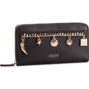 Duży Portfel Damski LIU JO - Xl Zip Around A19174 E0058 Nero 22222. Portfele marki Liu Jo. Za 339,00 zł.