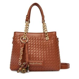 Torebka Valentino. Brązowe torebki klasyczne Valentino, bez wzorów, bez dodatków. Za 649,99 zł.