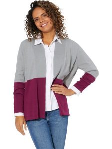 WITT WEIDEN Kardigan w kolorze szaro-fioletowym rozmiar: 46. Różowe kardigany WITT WEIDEN, z bawełny. Za 57,06 zł.