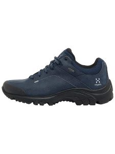Haglöfs Skórzane buty turystyczne "Ridge GTX" w kolorze granatowym rozmiar: 38. Niebieskie buty trekkingowe Haglöfs, z gore-texu, bez zapięcia. Za 368,96 zł.