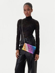 Kurt Geiger Torebka Kensington Chain 2548369109 Kolorowy. Torebki klasyczne Kurt Geiger, bez wzorów, ze skóry, bez dodatków. Za 683,99 zł.