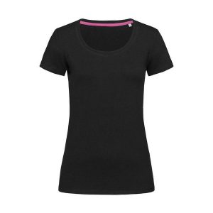 Rozciągliwa Koszulka Dla Kobiet. Czarne bluzki STEDMAN, xl, bez wzorów, sportowe, bez kołnierzyka, bez ramiączek. Za 70,99 zł.