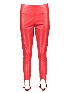 Adidas Legginsy w kolorze czerwonym rozmiar: S. Czerwone legginsy ADIDAS, bez wzorów, ze skóry. Za 166,88 zł.