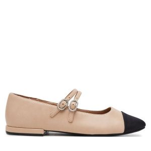 Baleriny Call It Spring. Brązowe balerinki Call it Spring, bez wzorów, bez obcasa, bez zapięcia. Za 129,99 zł.