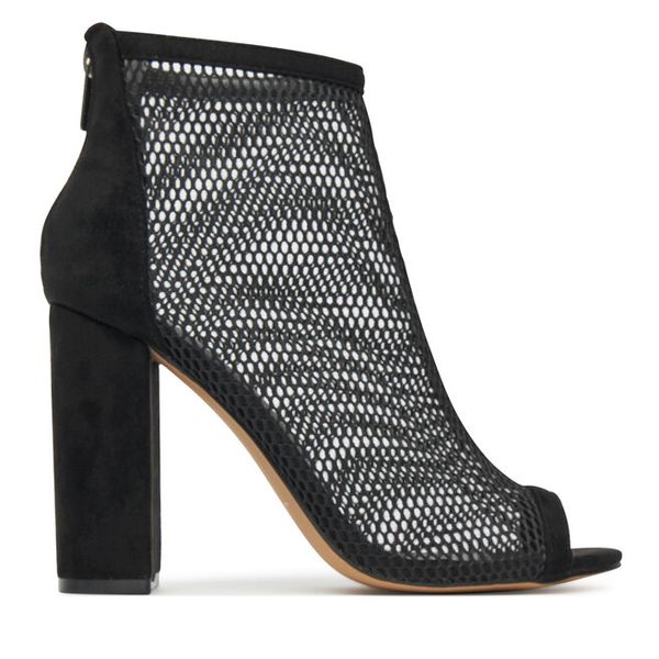 Sandały JENNY. Czarne sandały Jenny, bez wzorów, bez obcasa, na słupku, bez zapięcia. Za 149,99 zł.