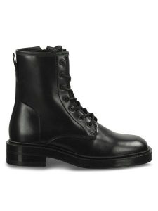 Gant Trzewiki 29541769 Czarny. Czarne botki GANT, bez wzorów, ze skóry, bez obcasa, na płaskiej podeszwie, bez zapięcia. Za 559,99 zł.