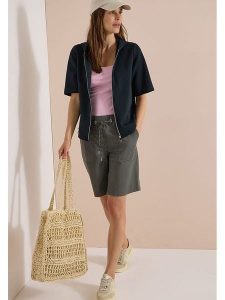 Cecil Bluza w kolorze czarnym rozmiar: XL. Czarne bluzy Cecil, xl, bez wzorów, bez kaptura. Za 152,48 zł.