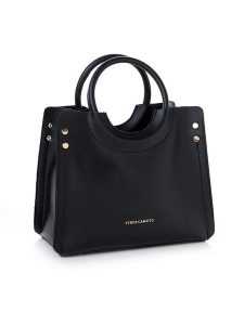 Vince Camuto Torebka "Perugia" w kolorze czarnym - 28 x 22 x 14 cm rozmiar: onesize. Czarne torebki klasyczne Vince Camuto, bez wzorów, z materiału, przez ramię, bez dodatków. Za 139,95 zł.