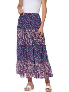 Heine Spódnica w kolorze granatowym rozmiar: 38. Niebieskie spódnice Heine, na co dzień, bez wzorów, maxi. Za 74,95 zł.