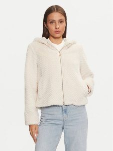 Guess Futro W3BL50 WFSD0 Szary Regular Fit. Szare płaszcze Guess, xl, z aplikacjami, z futra, bez kaptura. Za 539,99 zł.