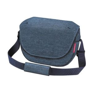 Torba na kierownicę „Funbag”, kolor twist blue. Niebieskie torby podróżne i sportowe KLICKFIX, bez wzorów, na ramię, duże. Za 293,49 zł.