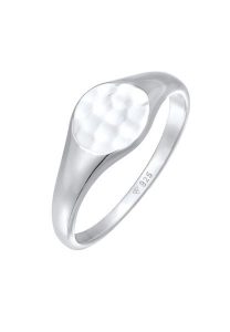 Elli Damski kuty sygnet Royal Trend srebro 925 Sterling Silver Pierścionki 1 ct. Szare pierścionki Elli, srebrne. Za 228,99 zł.