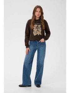 Kaffe Bluza w kolorze brązowym rozmiar: S. Brązowe bluzy Kaffe, s, bez wzorów, bez kaptura. Za 174,95 zł.