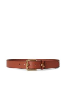 LAUREN RALPH LAUREN Pasek 412968765012 Brązowy. Brązowe paski Lauren Ralph Lauren, bez wzorów, ze skóry. Za 375,99 zł.