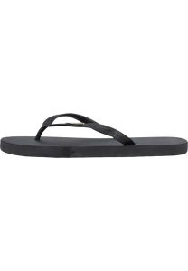 Klapki damskie Athlecia Summer. Czarne klapki ENDURANCE, bez wzorów, z otwartym noskiem, bez obcasa. Za 109,00 zł.