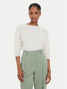 Kontatto Sweter AI2025 3M0230 Écru Regular Fit. Swetry klasyczne Kontatto, m, z syntetyku, bez kołnierzyka. Za 239,99 zł.