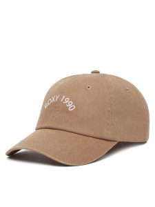 Roxy Czapka z daszkiem ERJHA04372 Brązowy. Brązowe czapki Roxy, bez wzorów, z bawełny. Za 79,99 zł.