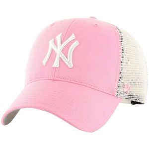 Czapka z daszkiem 47 Brand MLB New York Yankees Branson MVP. Czerwone czapki 47 Brand, bez wzorów. Za 92,00 zł.