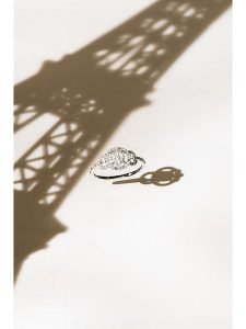 CARATELLI Złoty pierścionek "Infini" z diamentami rozmiar: 50. Szare pierścionki CARATELLI, z diamentem, złote. Za 1 383,71 zł.